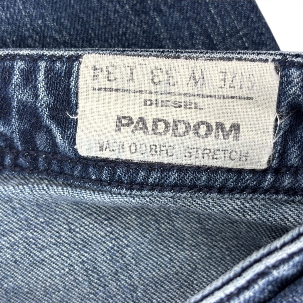 Diesel- Paddom‎ Jeans- 33x34- Excellent Condition!! - Picture 5 of 6